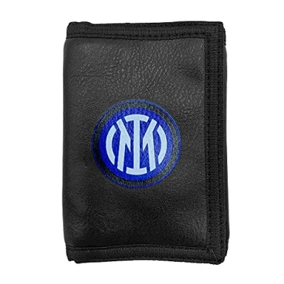 Immagine di Inter Portafoglio a Strappo in PU Prodotto Ufficiale Official Merchandising, Nero