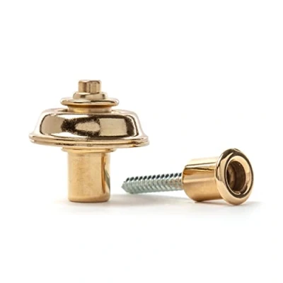 Immagine di Jim Dunlop set Straplock Flush, oro