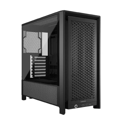 Immagine di CORSAIR FRAME 4000D Modular MidTower ATX PC Case Flusso d&#039;aria elevato, sistema di montaggio ventole InfiniRail™, ASUS BTF, MSI Project Zero, Gigabyte Stealth Nero