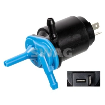 Immagine di SWAG 70 91 4368 Pompa Tergicristallo 12 FIAT: Stilo Hatchback, Panda II Punto LANCIA: Ypsilon II, Musa, Y, ALFA ROMEO: 147