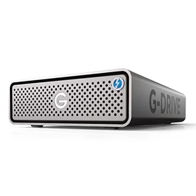 Immagine di SanDisk Professional 4TB, G DRIVE PRO, disco rigido desktop di classe Enterprise, Thunderbolt 3 (20 Gbps), USB C (5 interno 7.200 RPM Ultrastar