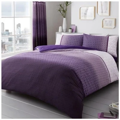 Immagine di Gaveno 11149453 Set di biancheria da letto con copripiumino e federa per cuscino, colore: Viola