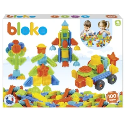 Immagine di BLOKO Set di 100 partire da 12 mesi Made in EUROPE Giochi costruzione 503510