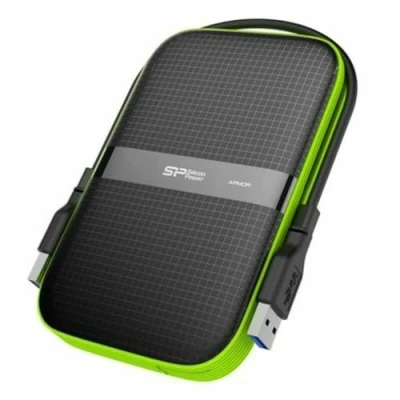 Immagine di Silicon Power SP010TBPHDA60S3K Hard Disk Esterno Portatile da 1 TB, Armor A60 Antiurto/2.5&quot;, USB 3.0, Resistente all&#039;Acqua, Grado Militare MIL STD 810G e IPX4, Nero