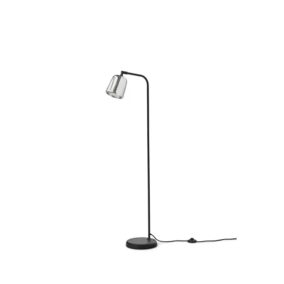 Immagine di Lampada da terra New Works materiale, cromo, acciaio inossidabile, altezza 125