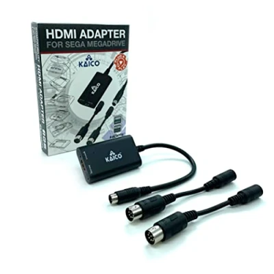 Immagine di Kaico Adattatore HDMI Sega Megadrive 1080p per l&#039;uso con Genesis Supporta l&#039;uscita video S console PAL e NTSC Switch Rapporto di aspetto 16:9 o 4:3