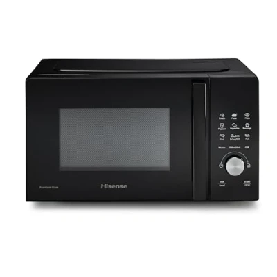 Immagine di Hisense, H20MOBSD1HG MWO+Grill, 20L, apertura porta a sinistra, display LED con pulsanti, 9 funzioni, potenza max 700W, grill al quarzo