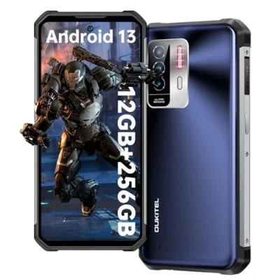 Immagine di OUKITEL WP27 Rugged Smartphone,Android 13 Helio G99 Octa core 6.8&quot; FHD Cellulare Antiurto,24GB+256GB/2TB Telefono, 64MP+20MP Telecamera Notturna a Infrarossi,8500mAh IP68/4G Dual SIM/NFC/GPS