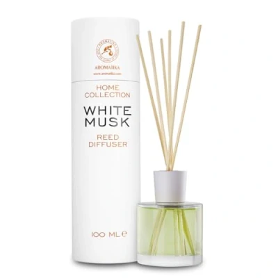 Immagine di Diffusore Profumato Muschio Bianco 100ml Fragranza Intensa e Duratura Fresca Profumo Ambiente di Aromi Aromaterapia Reed Diffuser