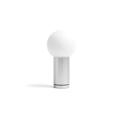 Immagine di HAY Turn on lampada LED tavolo dimmer, base alu