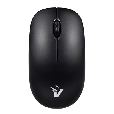 Immagine di VulTech MW 07 Mouse Wireless Ottico 1600 DPI Senza Fili, 2.4GHz con 3 Tasti + Rotella per lo Scroll, ambidestro, Notebook/PC/Laptop/Computer/MacBook, Nero