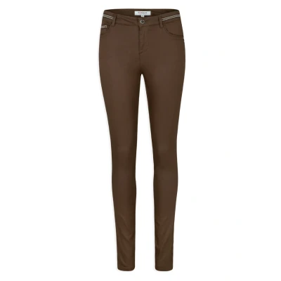 Immagine di Morgan SLIM WITH WET Effect Pantaloni, Donna, Taglia: 38, Taupe