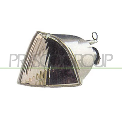 Immagine di PRASCO PG0724014 Frecce bianco Specchietto esterno sinistro, anteriore Sx con portalampada