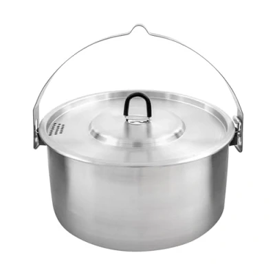Immagine di Tatonka Kettle II 2,5 l Pentola per esterni in acciaio inox con scala volumetrica e coperchio funzione filtro litri Ø 20 x 10,5 cm