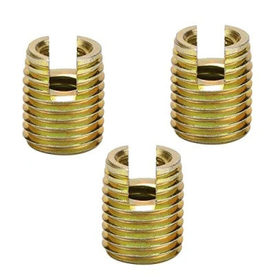 Immagine di FTVOGUE 20Pcs 302 Inserto filettato autofilettante per viti filettate in acciaio al carbonio con inserti filettati(Inner M8*1.25 Outer M12*1.5)