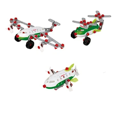 Immagine di Theo Klein 8790 Set da Costruzione Bosch Aircraft Team, 3 in 1 I per la di Diversi velivoli Include progetti Modelli Giocattoli Bambini dai Anni su
