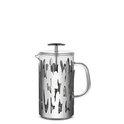 Immagine di Alessi Barkoffee BM12/8 Caffettiera a Presso Filtro, Acciaio Inossidabile 18/10,