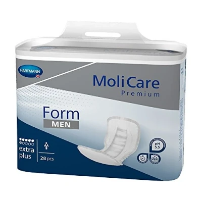 Immagine di MoliCare Premium Form MEN Extra Plus Inserti per incontinenza, 6 gocce, 1 x 28 pezzi