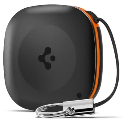 Immagine di Spigen Tag Me Localizzatore Chiavi Bluetooth Tracker Compatibile con l&#039;app Trova la mia di Apple (SOLO iOS e MacBook) (1 confezione), Ricerca oggetti Bluetooth, Valigie/Bagagli Nero