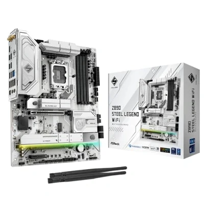 Immagine di ASRock Z890 Steel Legend WiFi Mainboard Attacco (PC) #####Intel® 1851 Fattore di forma (dettagli) ATX Chipset della scheda madre Intel®