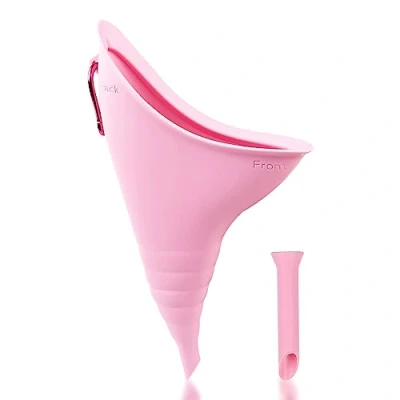 Immagine di Fousenuk Imbuto per Pipi Donna, Orinatoio Portatile Donna in Silicone, Riutilizzabile Femminile Fare Piedi, Urinatoio All&#039;Aperto, Attività, Campeggio, Viaggio