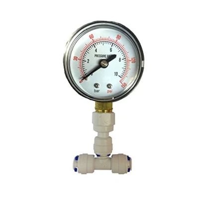 Immagine di The Water Filter Men Pressure Gauge For Aquarium Ro Reverse Osmosis System With 1/4 by