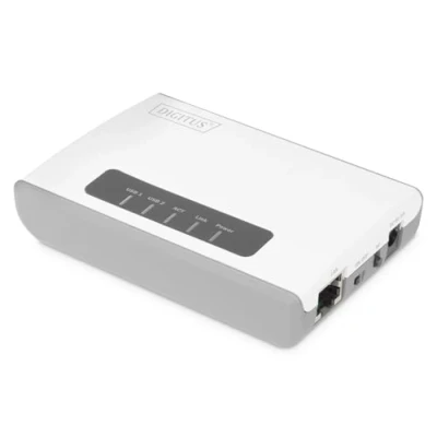Immagine di Digitus DN 13024 Server di stampa rete USB A, LAN (10/100 Mbit / s), WLAN 802.11 b/g/n