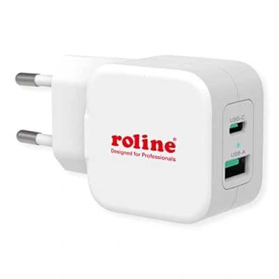 Immagine di Roline Caricatore USB 20 W Ambiente interno Num. uscite: 2 x A, C®