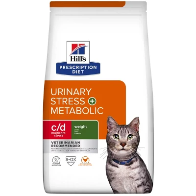 Immagine di Hill&#039;s Prescription Diet c/d Urinary Stress + Metabolic Set %: 2 x 3 kg