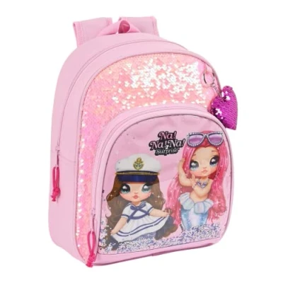 Immagine di SAFTA 28x34x10cm, Zaino Adapt.Carrello Nanana Sparkles 28 x 34 10 cm Unisex Bambini e Ragazzi, Multicolore, Estándar