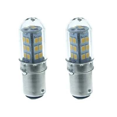 Immagine di 2 Pezzi Lampadine Led Per Barca, DC 12V e 24V, 4W 350 Lumen, 4W=40W, BA15D G18, BAY15D G18,5 (BAY15D, Warm White 3000K)