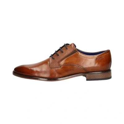 Immagine di bugatti Derby Schnürschuh mit Geprägten Elementen, con Lacci Uomo, Cognac, 42 EU Larga