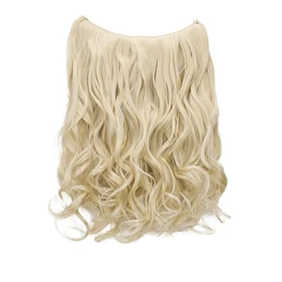 Immagine di CAISHA 50cm 1 Trama Extension con Banda Elastica Extensions Per I Capelli Posticcio Ondulato Biondo Chiaro E116