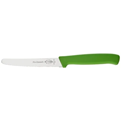 Immagine di F. DICK coltello multiuso ProDynamic con affilatura ondulata (coltello da cucina verde melo, lunghezza 11 cm, universale, acciaio X55CrMo14, durezza 56 HRC) 85 015 112 23