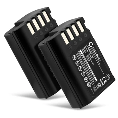 Immagine di CELLONIC 2X Batteria DMW BLK22 Compatibile con Panasonic Lumix G9 GH5 GH5S GH6 S5 S5K 7.4V 2250mAh