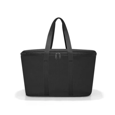 Immagine di reisenthel coolerbag Borsa Termica Resistente, Adatta per Spesa, Picnic e in Viaggio, Combinabile anche con Cestino Spesa Carrybag altri Shopper, Tessuto Idrorepellente, 20 L, Nero
