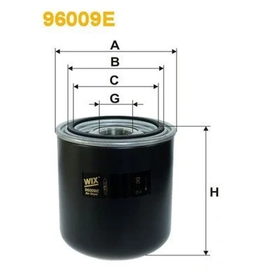 Immagine di WIX FILTERS 96009E Essiccatore aria, Imp. aria compressa
