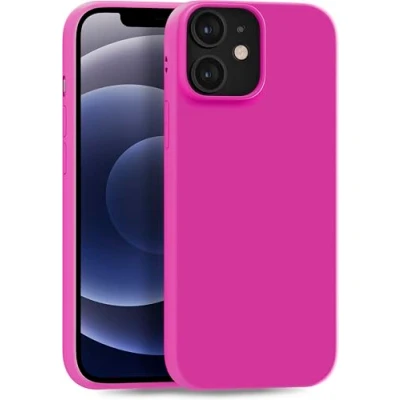 Immagine di MyGadget Cover per iPhone 12 Mini Custodia Protettiva in Silicone Morbido Case TPU Flessibile Ultra Protezione Antiurto &amp; Antigraffio Fucsia