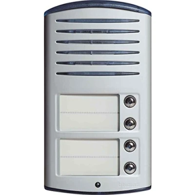 Immagine di Legrand 342941 Ap Citofono in alluminio 2D 4 tasti di chiamata