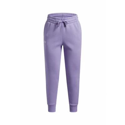 Immagine di Under Armour UA Rival Pantaloni da Jogging in Pile, Colore: Trasparente/Bianco YLG