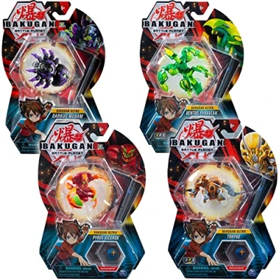 Immagine di BAKUGAN Ultra, Haos Lupitheon, 3 inch Collectible Action Figure And Trading Card, for Ages 6 Up