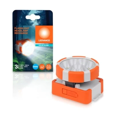Immagine di LEDVANCE 4099854175527 LED (monocolore) Lampada frontale a batteria ricaricabile 100 lm