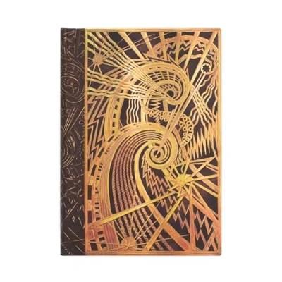 Immagine di Paperblanks Spirale del Chanin Building Diari a copertina rigida Midi Righe: Hardcover, 120 gsm, ribbon marker, memento pouch, elastic closure