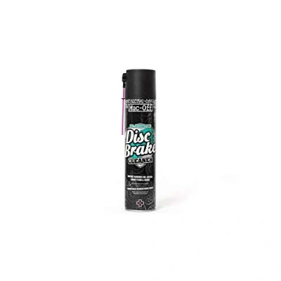 Immagine di Muc Off Disc Brake Cleaner pulitore per Bicicletta, 400 ml, Altamente Efficace, ad Asciugatura Rapida, Freni detergente Spray nutre e idrata pastiglie rotori