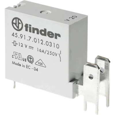 Immagine di Finder 45.91.7.012.0311 Relè per PCB 12 V/DC 16 A 1 NA pz.