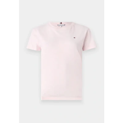Immagine di Tommy Hilfiger SLUB Tshirt basic, Donna, Taglia: Medium, Light pink