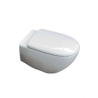 Immagine di Copriwater per FLAMINIA SPIN come ORIGINALE AVVOLGENTE TERMOINDURENTE BIANCO cerniera inox normale o rallentata soft close