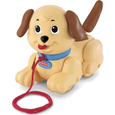 Immagine di Fisher Price Piccolo Snoopy, cucciolo con guinzaglio da portare in giro, muove le orecchie, scondinzola e abbaia, perfetto per imparare a camminare, giocattolo bambini, 12+ mesi, H9447