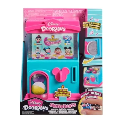 Immagine di Disney Doorables Squish&#039;alots Squish Machine e confezione a sorpresa con personaggi collezionabili, 16 pezzi, giocattoli per bambini dai 5 anni in su di Just Play