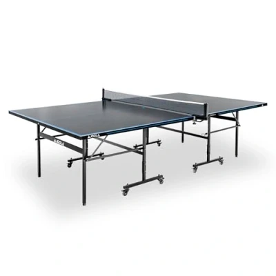 Immagine di JOOLA Tavolo da ping pong professionale per esterni, J100A, in alluminio, resistente alle intemperie, pieghevole, 274 x 152,5 76 cm, colore: antracite/blu